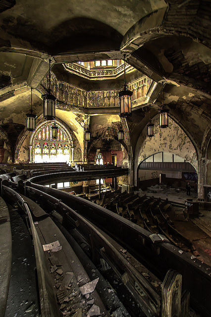Derelict church Detroit
